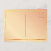 Einladung zur Geburtstagsparty Postkarte (Rückseite)