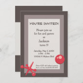 Einladung zur Geburtstagsparty - Spaß und Jack (Vorne/Hinten)