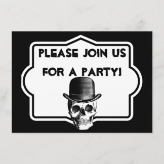 Einladung zur Geburtstagsparty über dem Hügel