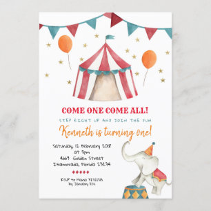 Einladung zur Geburtstagsparty von Boy Circus Kid
