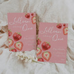 Einladung zur Geburtstagsparty von Strawberry Girl<br><div class="desc">Erdbeere thematisierte Geburtstagseinladung,  die oh so süß ist. Freuen Sie sich auf moderne und gemütliche Zimmer mit bewässerten Erdbeeren und rosafarbenem Hintergrund.</div>