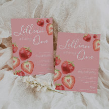 Einladung zur Geburtstagsparty von Strawberry Girl