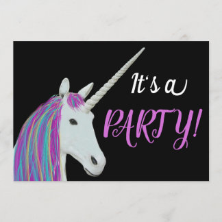 Einladung zur Geburtstagsparty von Unicorn