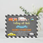 Einladung zur Geburtstagsrettung (Stehend Vorderseite)