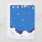 Einladung zur Geburtstagszeit (Rückseite)