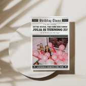 Einladung zur Geburtstagszeitung am 21. Geburtstag