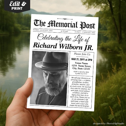 Einladung zur Gedenkfeier