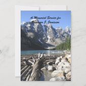 Einladung zur Gedenkfeier, Driftwood & Glaciers (Vorderseite)