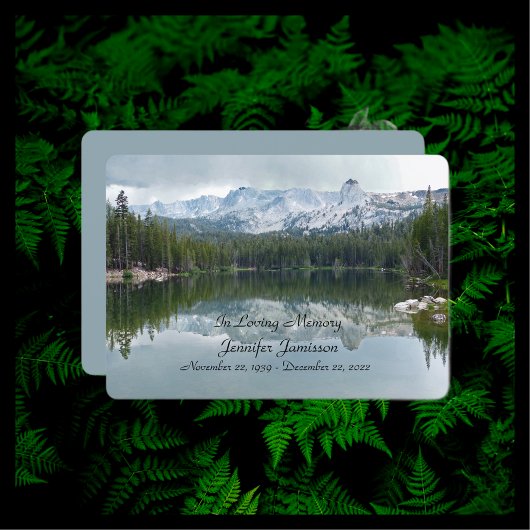 Einladung zur Gedenkstätte, Berge und See