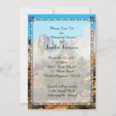 Einladung zur Gedenkstätte, Canyon mit Wolken (Rückseite)