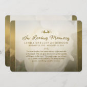 Einladung zur Gedenkstätte der weißen Golden Rose (Vorne/Hinten)