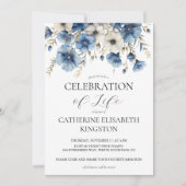 Einladung zur Gedenkveranstaltung "Dusty Blue and (Vorderseite)