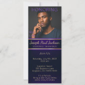 Einladung zur Gedenkveranstaltung für lila Fotos u (Vorderseite)