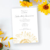 Einladung zur Gelben Sonnenblume