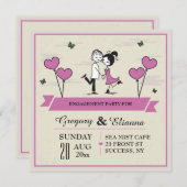 Einladung zur gemeinsamen Hochzeitsfeier (Vorne/Hinten)