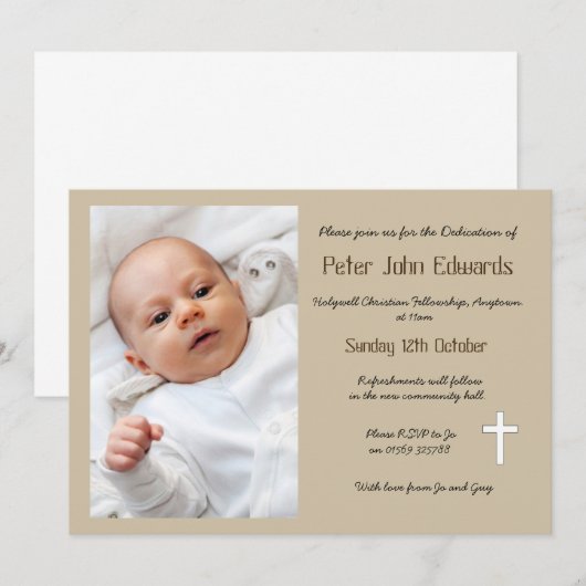 Einladung zur Genehmigung (Vorne/Hinten)