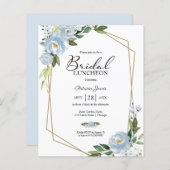 Einladung zur geometrischen Blumenarbeit Bridal Lu (Vorne/Hinten)