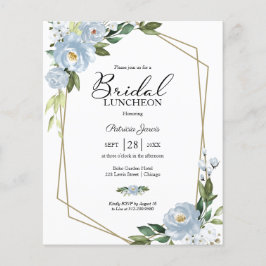 Einladung zur geometrischen Blumenarbeit Bridal Lu