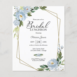 Einladung zur geometrischen Blumenarbeit Bridal Lu