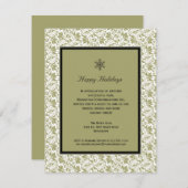 Einladung zur Gerahmten Feierlichkeit in Damask (Vorne/Hinten)