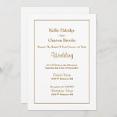 Einladung zur Gerahmten Hochzeit (Vorne/Hinten)