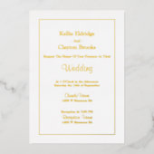 Einladung zur Gerahmten Hochzeitsfeier (Vorderseite)