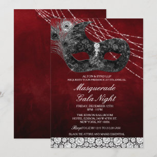 Einladung zur geschäftlichen Maskenball-Gala