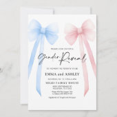 Einladung zur Geschlechteroffenbarung (Vorderseite)