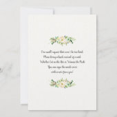 Einladung zur geschlechtsneutralen Babydusche (Rückseite)