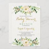 Einladung zur geschlechtsneutralen Babydusche (Vorne/Hinten)