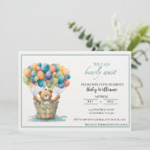 Einladung zur geschlechtsneutralen Babydusche (Stehend Vorderseite)