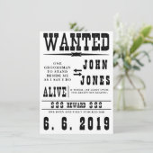 Einladung zur Gewollt Trauzeuge-Karte im altmodisc (Stehend Vorderseite)