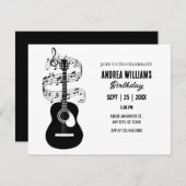 Einladung zur Gitarrenmelodie (Vorne/Hinten)