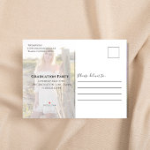 Einladung zur Gold Foto Collage Graduation Party