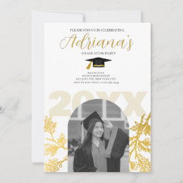 Einladung zur Gold Graduation Party