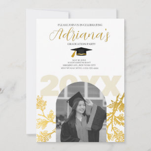 Einladung zur Gold Graduation Party