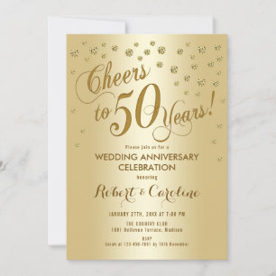 Einladung zur goldenen Hochzeit