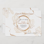 Einladung zur goldenen Ringlobby (Vorne/Hinten)