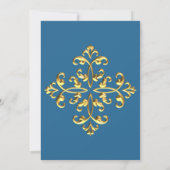 Einladung zur Goldhochzeit (Rückseite)