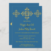 Einladung zur Goldhochzeit (Vorne/Hinten)