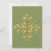 Einladung zur Goldhochzeit (Rückseite)