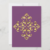 Einladung zur Goldhochzeit (Rückseite)