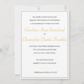 Einladung zur Goldhochzeit (Vorderseite)