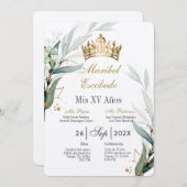 Einladung zur Goldkronenkönigin (Vorne/Hinten)
