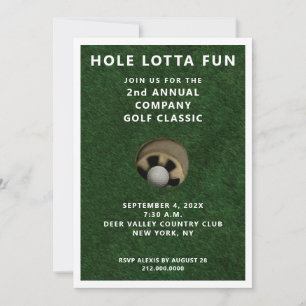 Einladung zur Golfparty-Veranstaltung