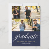 Einladung zur Graduate Script Foto Graduation Part (Vorderseite)