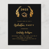 Einladung zur Graduation Party 2025 (Vorderseite)