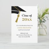 Einladung zur Graduationspartei (Stehend Vorderseite)