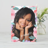 Einladung zur Graduationspartei Foto (Stehend Vorderseite)