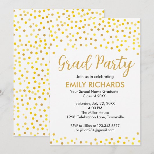 Einladung zur Graduiertengruppe (Vorne/Hinten)